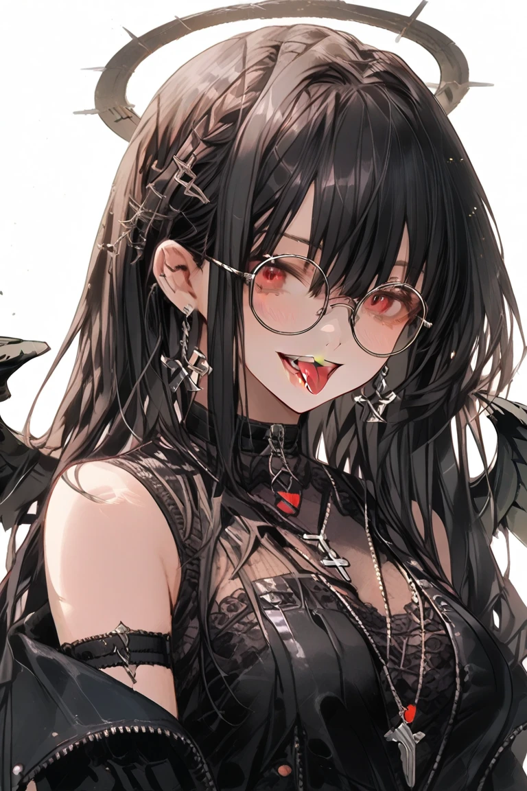 Hyperrealistic close-up photo of a gothic girl dancing reggaeton in erotic clothing