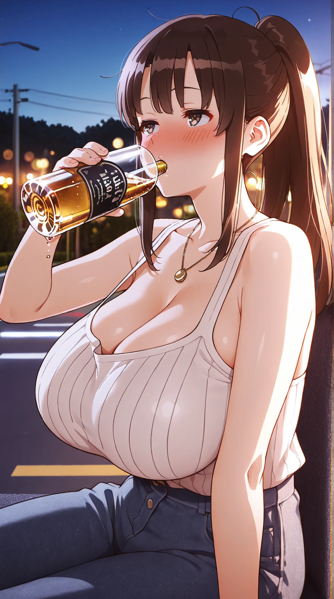 score_9, score_8_up, score_7_up ,saurce_anime,rating_explicit,1girl, casino, poker chip, embarrassed,blush,happy, short sleeves, miniskirt,
BREAK
san, long hair, brown hair, brown eyes, (huge breasts),sex ,vaginal,doggy_style,cum on body,excessive cum,drool,sweat,pussy juice,love juice