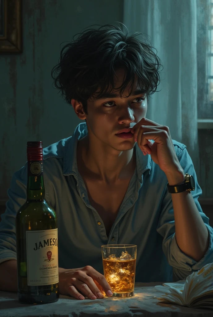 There's a man sitting at the table with a cigarette in his mouth, Cai Xukun, Jinyoung Canela, Jung Jaehyun, com charuto, TaeJune Kim, jinyoung shin aesthetic, Ulzzang macho, foto de retrato, Fumar uma cigarrette🚬, Hyung Tae, he is smoking a cigarette, Hong June Hyung, Dramatic smoking pose, timothee chalamet