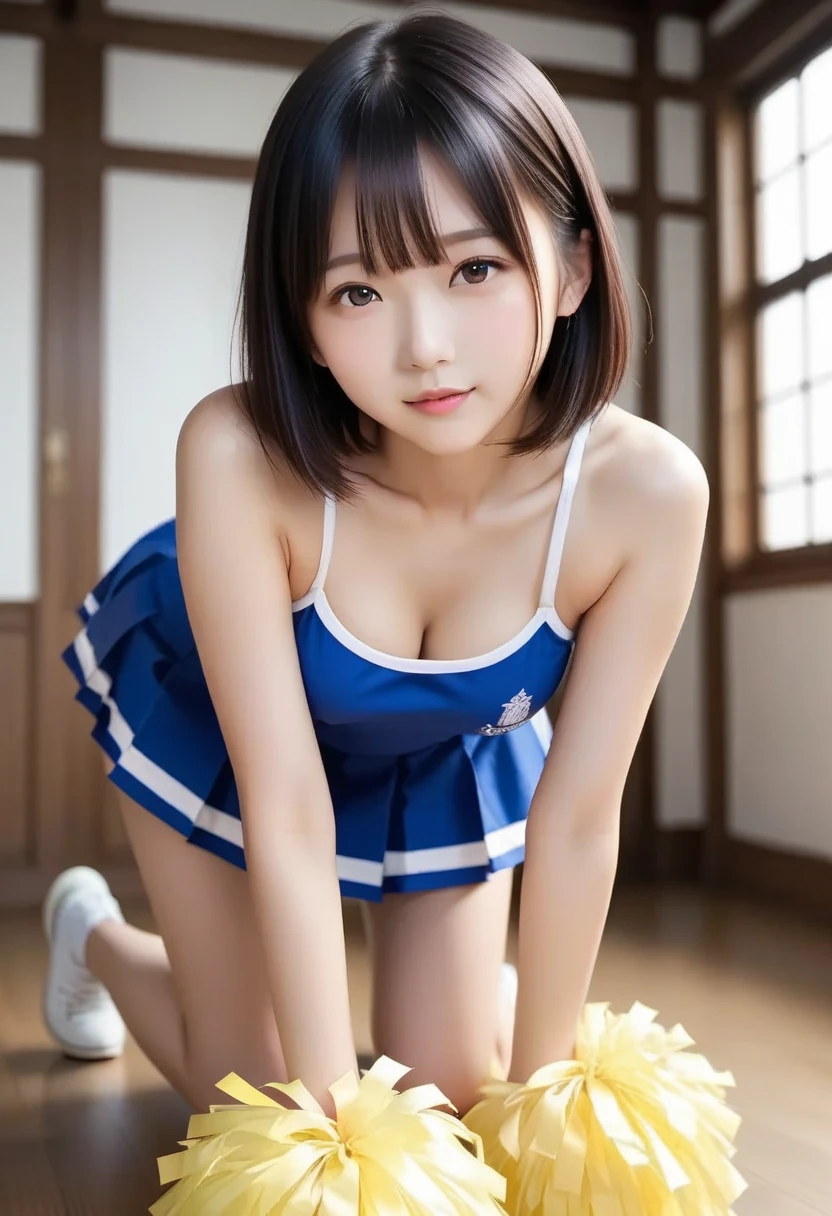 gp1, ((Best anatomy:1.2)), ((topless:1.3)), ((completely wearing sky blue and white polka dot pattern pleated skirt:1.5)), (completely sky blue and white short skirt:1.5)), ((Perfect 8-headed body:1.3)), ((extraordinary accurate anatomy:1.2)), ((Very accurate anatomy:1.2)), ((extraordinary well-proportioned body:1.2)), ((extraordinary beautiful body:1.2)), ((extraordinary sensational body:1.2)), ((extraordinary sensational pose:1.7)), ((slightly crab crotch:1.1)), ((slightly squatting down:1.2)), ((slightly legs wide open:1.1)), ((nsfw, spread pussy:1.4)), ((naked left thigh)), ((without bottoms)), ((without pants look:1.2)), ((without pants)), ((without trousers)), ((without panties:1.2)), ((completely naked:1.3)), ((completely nude:1.3)), ((completely nudist:1.3)),(Lolita:1.3),(Idol:1.6), (Lots of Skin:1.11), ((perfect skin)), Girl 17 years old, ((Cute:1.3)), ((Baby Face)), ((Smile:1.2)), (Slender Body), ((Pretty big breasts)), long hair, Black hair, Twin tails, 4K, High Resolution, ((Masterpiece:1.3)), ultra-definition, extremely detailed 8K, Top Quality, Head:1.3, ((Hasselblad Photo), Fine Skin, Focus), Soft Lighting, Dynamic Angle [:(Face Details:1.2):0.2], ((cleavage of the breast)), ((Rich cheeks)), (full body:1.05), ((extraordinary well-formed body:1.2)), ((extraordinary well-formed right nipple:1.1)), ((extraordinary well-formed left nipple:1.1)), ((perfect body:1.2)), ((perfect right nipple:1.1)), ((perfect left nipple:1.1)), dynamic pose, ((pussy:1.3)), ((perfect Vaginal object insertion:1.1)), ((Do not hide the joint)), uncensored, ((1boy)), perfect 1penis, wet, sweaty, ((doing sex with a black man:1.5)), ((both feet are on the ground:1.07)), ((put your one hand on the penis behind your leg:1.1)), ((ecstacy:1.5)), ((orgasm:1.5)), ((exposed vagina:1.2)),((both feet are on the ground:1.4)),