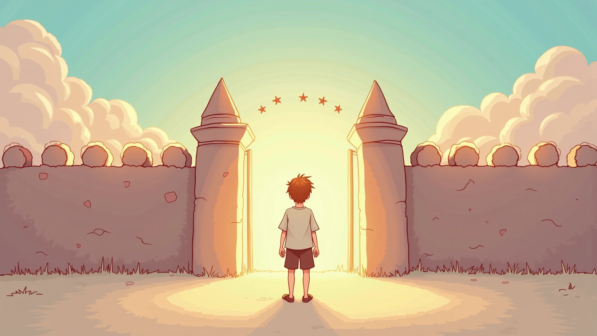 Créer moi une miniature de vidéo moi un court métrage qui s’appelle S-inners et qui parle de:
À la veille de la rentrée de terminale, un adolescent timide et créatif se réveille en pleine nuit. Il commence a parler à une partie de lui même plus extravertie et audacieuse. Sur un bout de papier représenté d’un simple visage, le timide et de l’autre un casque de chevalier ,l’audacieux une discussion profonde et personnelle entre les protagonistes s’instaure.