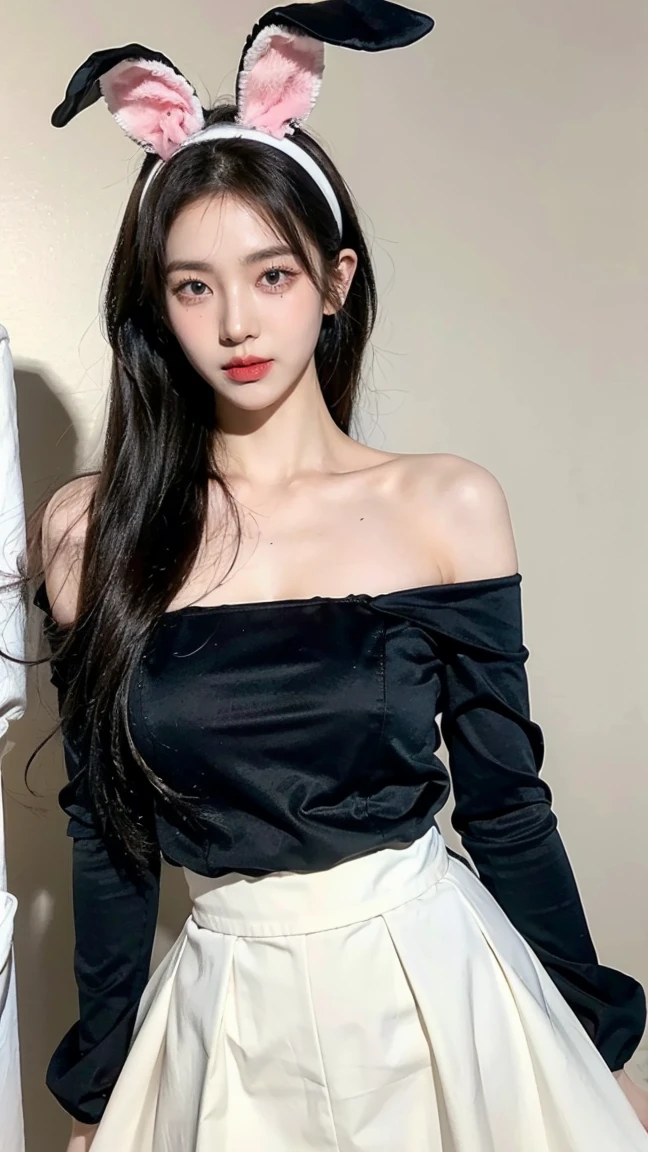 ((best quality, 8k, masterpiece: 1.3)), (Colorful tight off-shoulder short-sleeved top with skirt: 1.3),See-through clothing，Pure desire，Sexy outfit， focus: 1.2, Perfect body beauty: 1.4,love， Hips: 1.2, (Layered Hairstyle: 1.2)),Transparent Background，Postures vary，Eight immortals cross the sea，Each shows its own powers，Showing super big breasts，There are deep grooves，Big breasts that cannot be held in one hand， Highly detailed face and skin textures, whole body, beautiful eyes, Double eyelids, Skin Whitening, Brown long hair, (Round Face: 1.5), (: 1.6)，No black and white clothes