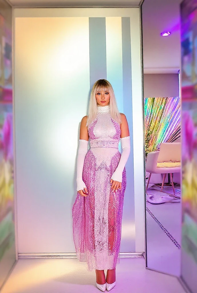 <lora:isnot.versace.lavacanza2023:0.7>, 1girl, shakilaaa, wear versace lavacanza dress, (sitting),(slender), long hair, blonde hair, upper body, (dynamic poses:1.2), burn3rgurl, window, book shelf, decorations , <lora:isnot.shakilaaa:0.6> <lora:burn3rgurl:0.5>
