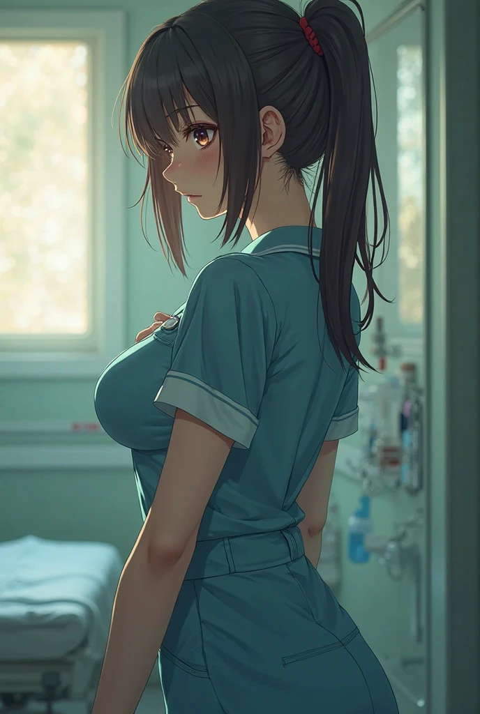 (​masterpiece、top-quality、hight resolution、Unity 8k Wallpaper、extremely details CG:1), (pov),A woman is gently teaching a virgin man the steps of sex one by one. This is done in a private room, just the two of them. She is very supportive and says, "It can't be helped that it's your first time, it's okay, it's okay!" I say. Her expression is kind and patient as we go through the procedure together. nsfw