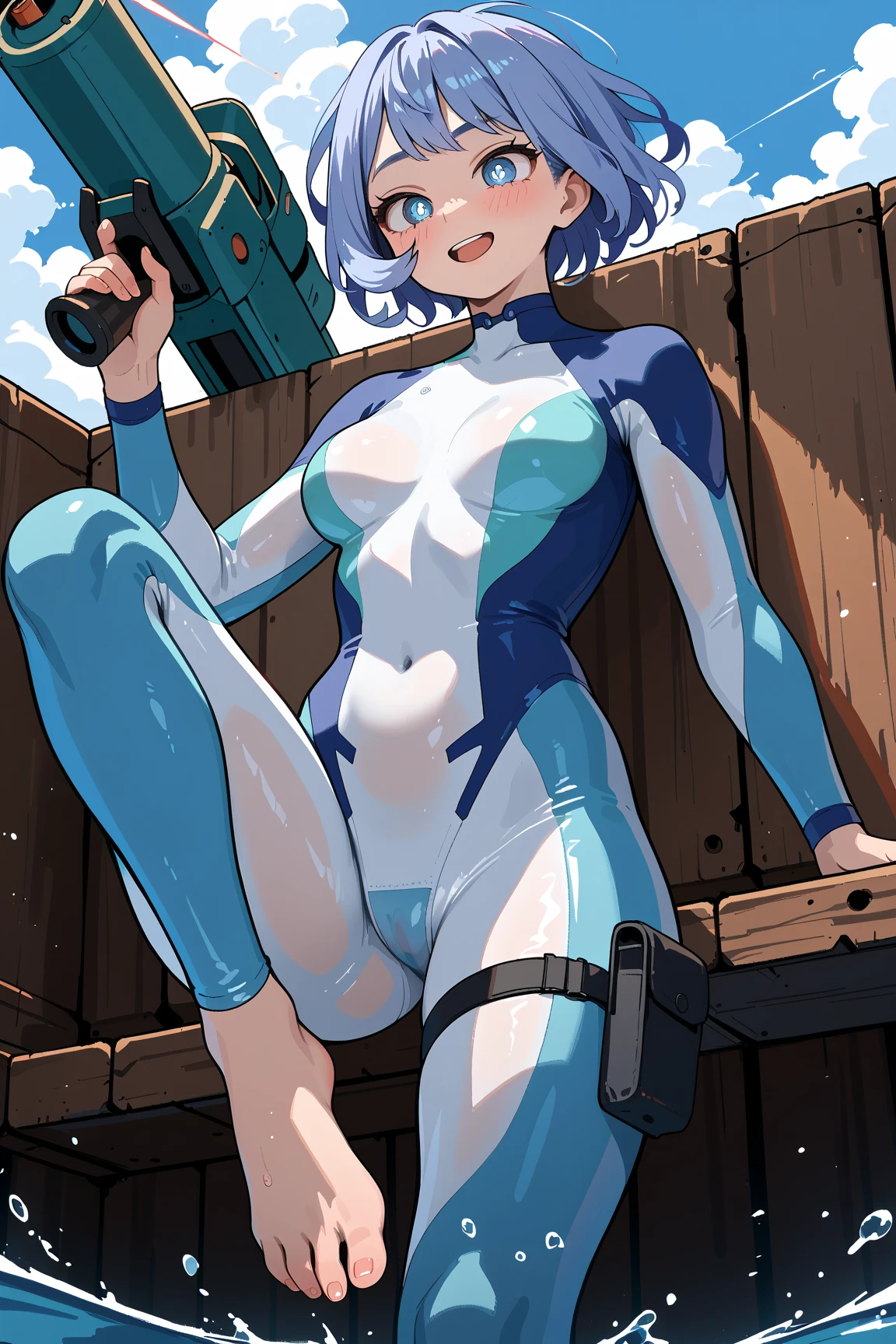 Gloved Handjob、Rei Ayanami、Plug Suit