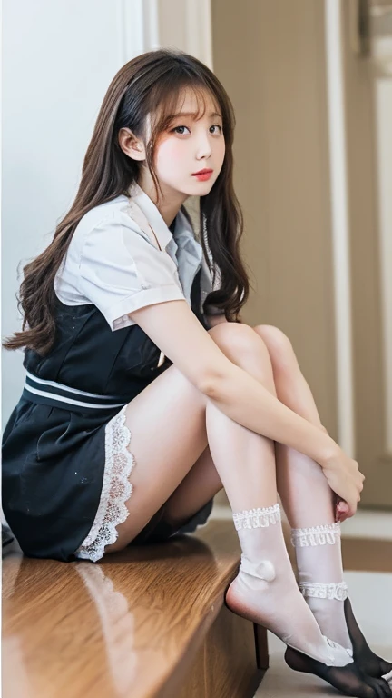 White skirt