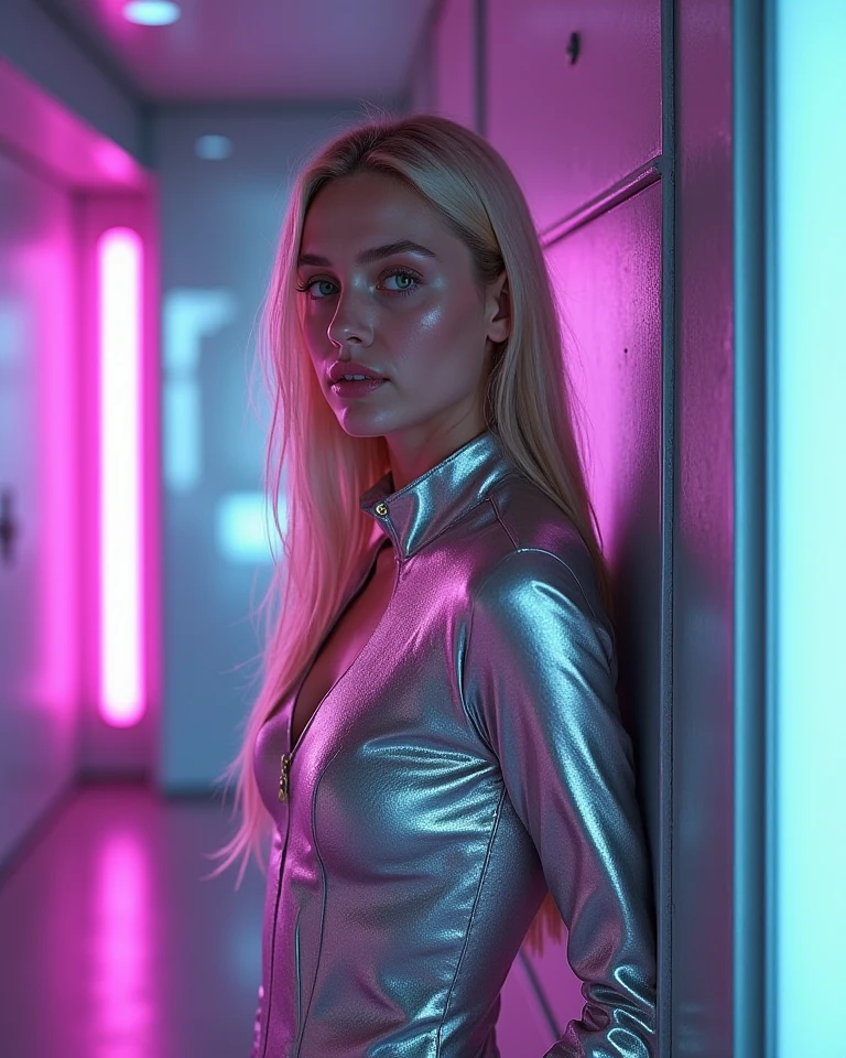 IlizaShl1 in cyber neon lighting, futurism, intricate futuristic jewelry accessories, cyberpunk glossy white latex turtleneck, hyper photorealistic, crispy quality, digital photography, trending in artstation, trending in pinterest, cinematic, 4 k ultra hd, art by pascal blanche, art by greg rutkowski