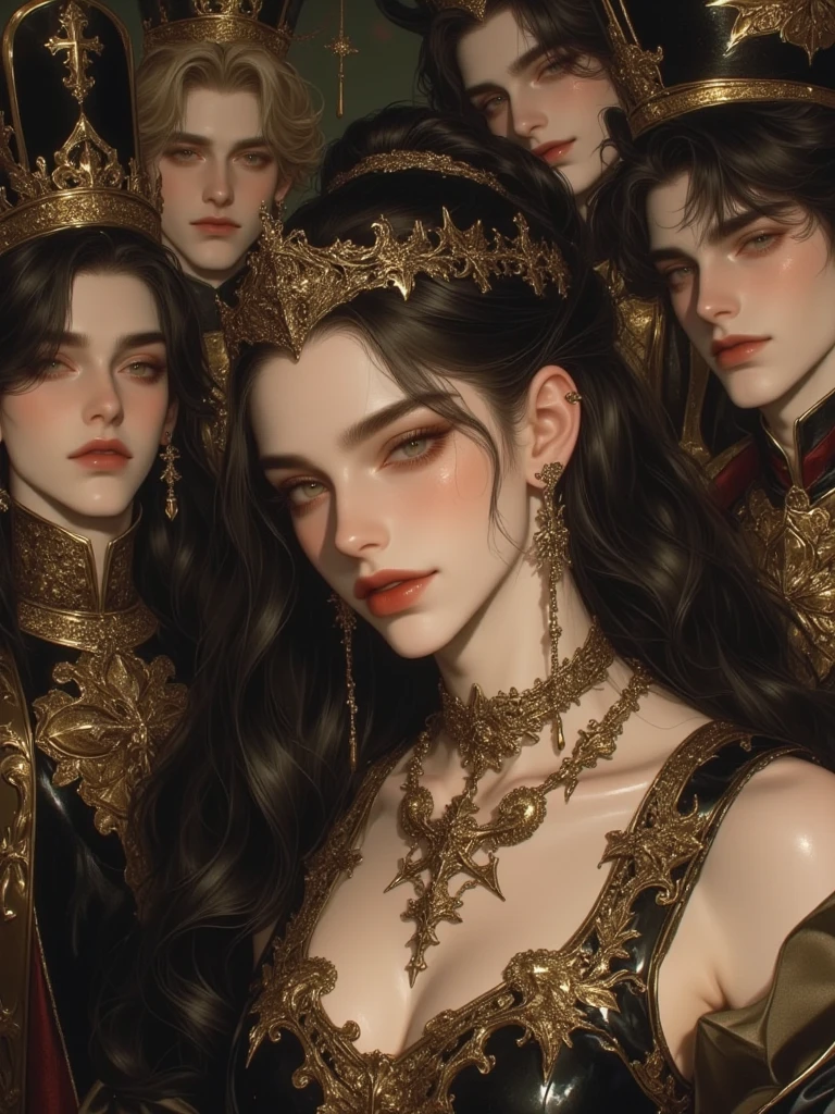 It creates an image of a society of people disrespecting others being selfish, high quality images, Ultra realistic details.