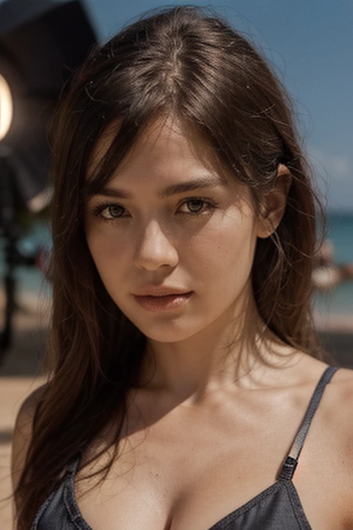 realistic photo, a realistic photo of  16yo girl wearing a bikini, full body in view, blonde hair, laying on beach,  (1girl), (extremely detailed CG unity 8k wallpaper), photo of the most beautiful artwork in the world, professional majestic (photography by Steve McCurry), 8k uhd, dslr, soft lighting, high quality, film grain, Fujifilm XT3 sharp focus, f 5.6, High Detail, Sharp focus, dramatic, (looking at viewer:1.2), (detailed pupils:1.3), (natural light),