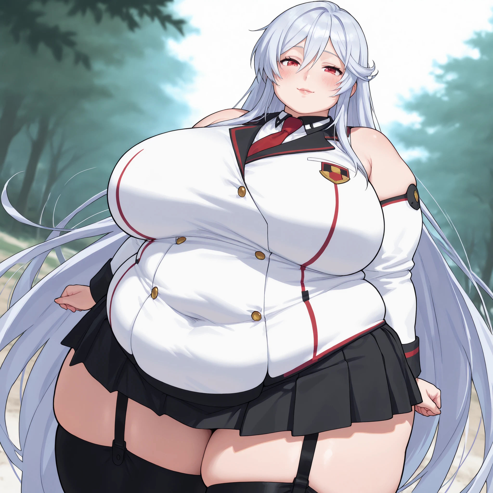 BBM Huge fat Fat obese sssbbw big eater Lola has huge xxxxl size belly'食べるおなかが大きい肥満fatムチムチ