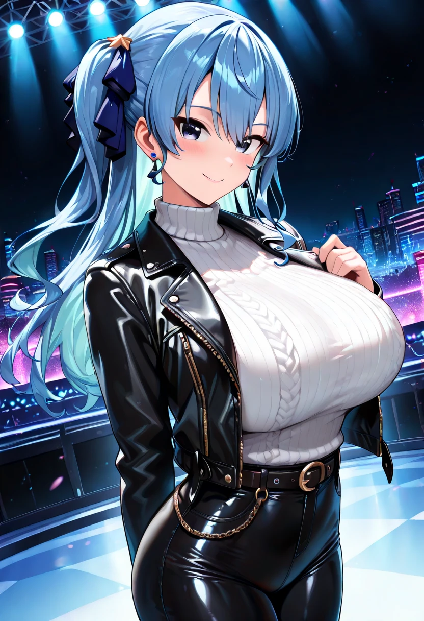 (Shadman art:1.2), (big seductive eyes:1.2), (thong:1.1), (crop top jacket:1.1), (black boots:1.1), (lean legs), (detailed face and eyes:1.2), (round ), (rainbow dash:1.2), (pony), (fishnet:1.1), (star wars:1.2), (soft lighting), (highly detailed:1.2), 8k wallpaper, best quality, sharp focus, intricate detail, (cyberpunk:1.1), (skin fur), (blue eyes), (unicorn horn), (blue skin), (star wars Jedi:1.1), standing up in sexy pose, (short curly rainbow hair:1.1), (mohawk:1.2), (goth:1.1), (black bra), (huge breasts:1.2), (busty), (deep cleavage), (breasts bulge:1.3), (cameltoe:1.2).
