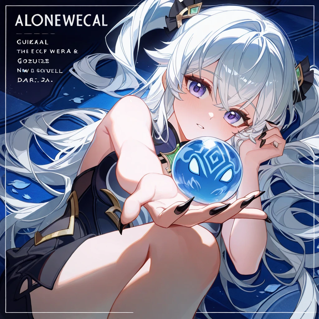Anime a poster,A woman wearing a white dress,Waves come out of the body, Conipt Art, Connected, Guviz, nightcore, visual novels CG, light novel cover art, Tingting art, Kawasi, guweiz masterpiece, ; visual novel, cushart, visual novel key visual, Guviz-style artwork