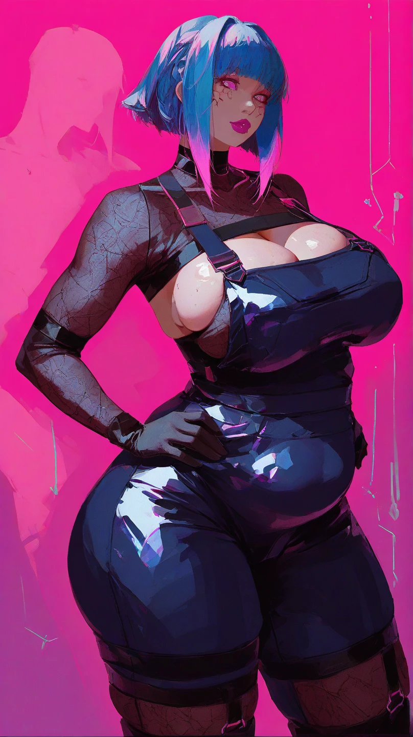 araffe woman in a bikini and harness posing for a picture, curvy figure, nicki minaj curvy, full body female, thicc, curvy body, skimpy leather armor, curvy hourglass figure, bodysuit, fullbodysuit, female full body, intricate latex set, intriguing outfit, hot reptile humanoid woman, thick body, wild rave outfit
