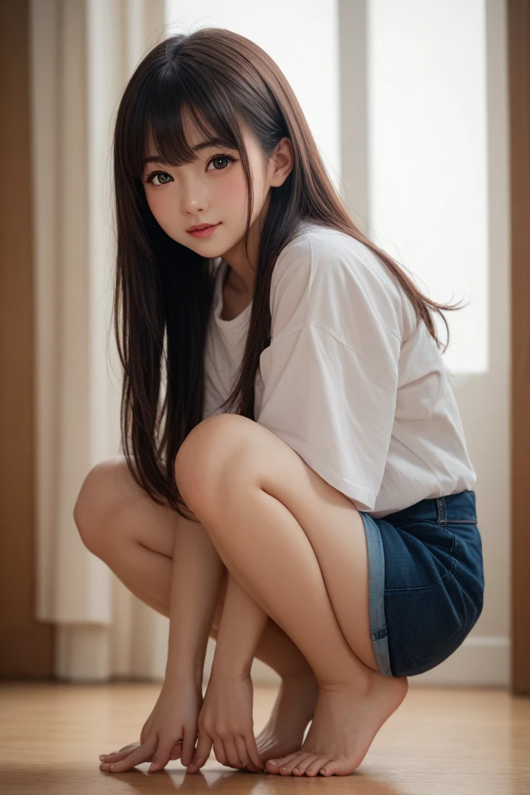 Girl anime nua
