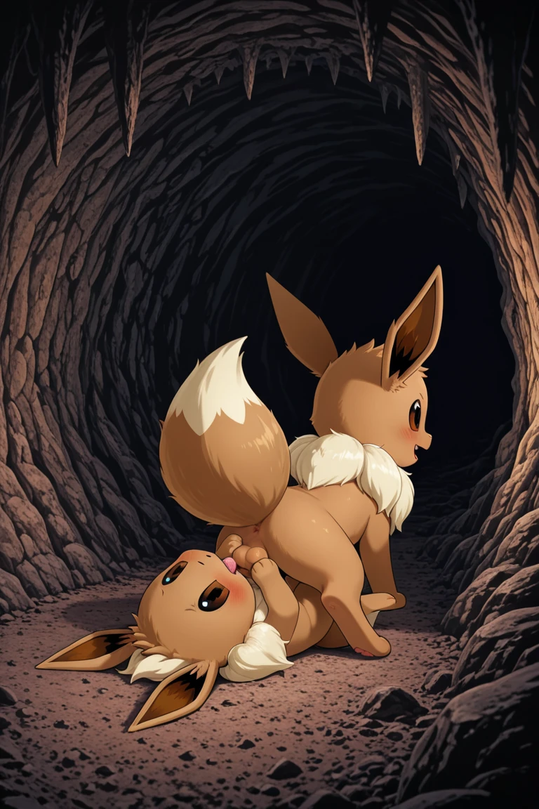 (feral:1.4), (quadrupedal:1.4), fluffy, field of flowers, moonlit night, \( \), (eevee:1.2), (((quadruped, feral, canine))), (Orgasm face:1.4), (Half-lidded eyes:1.4), looking at partner, (by Rukifox:1.2), (By Hioshiru:1.2), blushing, (petite:1.4), (duo:1.4), (Innie pussy:1.4), animal_anus, (Side view:1.2), (pussy juice:1.2), (Brown crotch:1.4), (brown fur:1.4), (on front, ass up:1.2), (male on top:1.2), (doggystye:1.2), (Vaginal penetration:1.4), (Canine penis:1.2), (Throbbing balls:1.3), (Knotting:1.4), (Deep penetration:1.4), (Cum inside:1.4), (Internal view, excessive cum in uterus:1.2), (impregnation request:1.3)