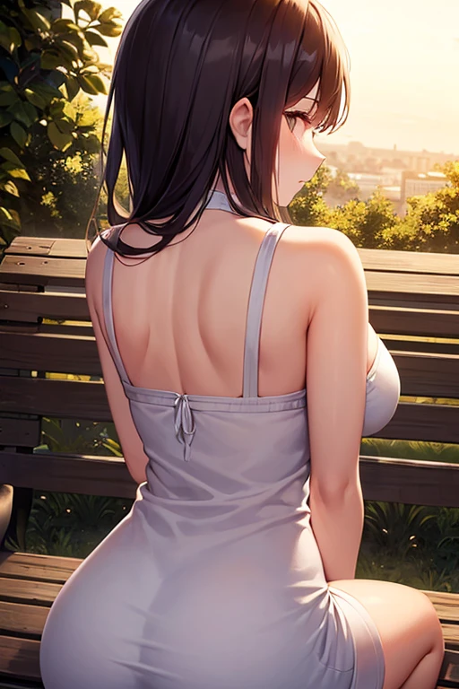 Amazing Chitanda, There is only one beautiful girl,Purple Eyes, Black Hair, Very red face,Very white skin,Glowing skin,Skin as delicate as porcelain,Naturally straight hair, Straight bangs,Extremely refined,Open lips,Long flowing hair,Beautiful Girl, Like a dream,Slim,Slim waist,Soft, (Sensual), (Kawaii), Dream quality,Beautiful big breasts,Areola,Completely naked,Wearing a transparent wedding dress,Flower decoration,Deep V neckline,Loose neckline,Wide neckline,In a traditional Japanese garden,window,Leaning against the bar,Profile,Hips,Side body,Gluteal groove,Bare back,Completely naked back,Light transmission,no pants,pussy juice,Bare shoulders,Bare neck,Exposed collarbone,Exposing breasts,Exposing breasts side,Show your waist,Show your buttocks,Show your thighs,Exposing the groin,No pants,extremely shy,Ultra-high resolution, (masterpiece:1.2, best quality), (Delicate and beautiful eyes: 1.2), (Beautiful and delicate face)