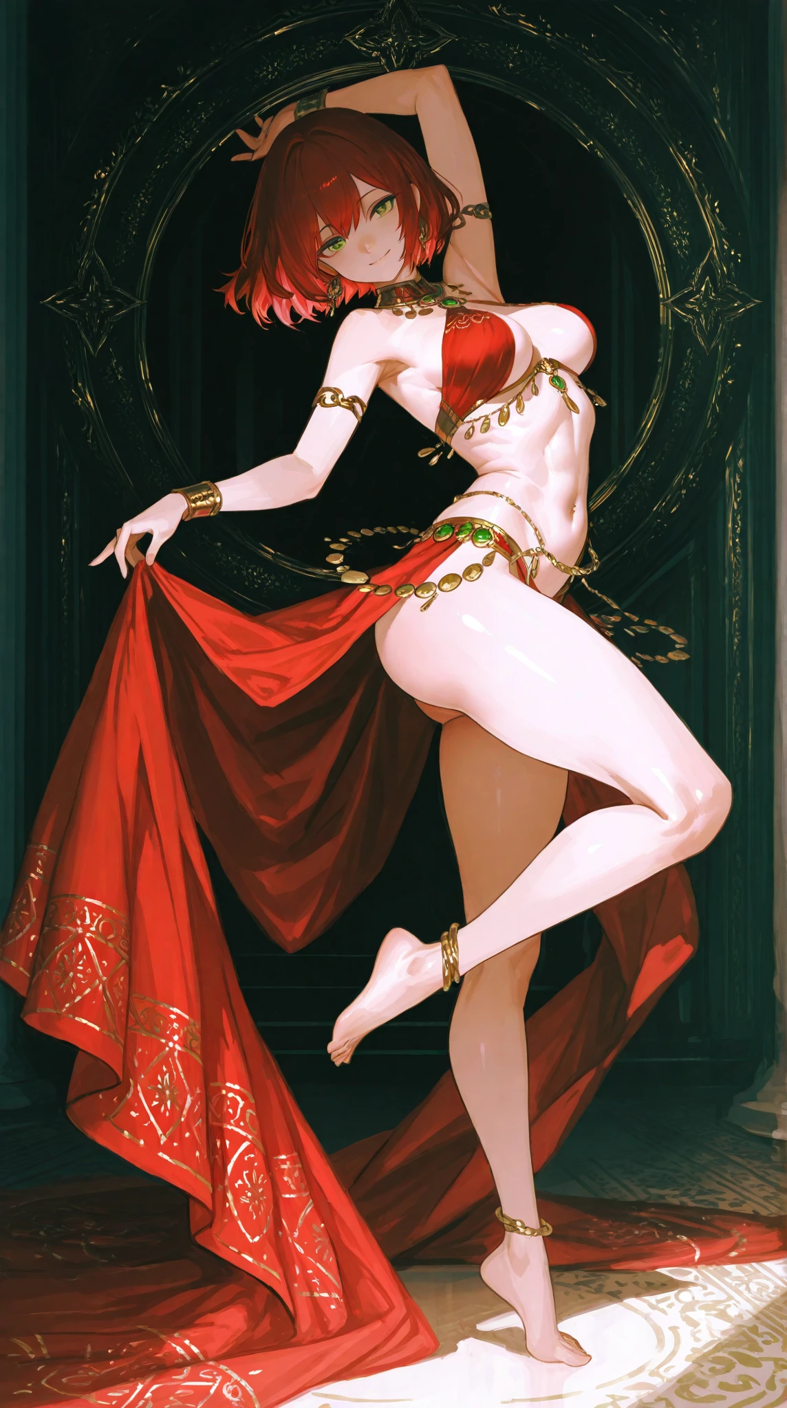 a gorgeous woman with sakimichan style body, very detailed high heels, long beautiful legs, flawless skin, beautiful detailed eyes, beautiful detailed lips, extremely detailed face, longeyelashes, graceful pose, high contrast lighting, (best quality,4k,8k,highres,masterpiece:1.2),ultra-detailed,(realistic,photorealistic,photo-realistic:1.37),HDR,studio lighting,professional,vivid colors,bokeh
