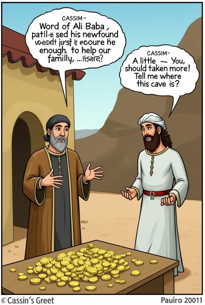 An old man stopped laughing and said, "Son, your towel is like a towel on a donkey's back." Hasan smiled and said, "If it is on the back of a donkey going in the way of Allah, then it is honorable."
Everyone smiled and said, "You're right