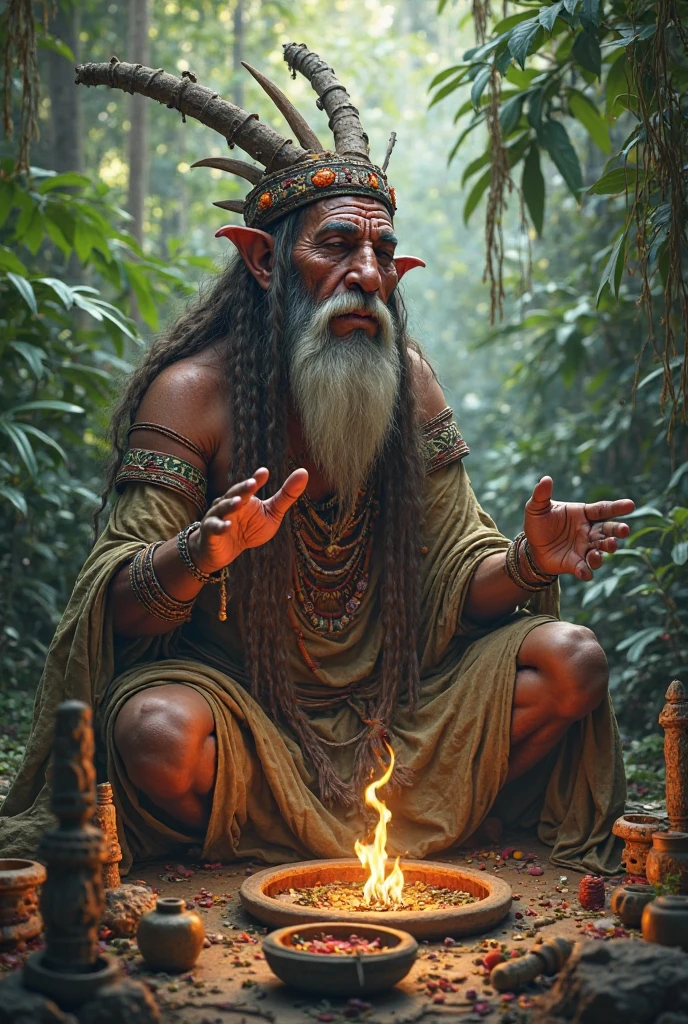 Honted jungle scary magical tantrik baba