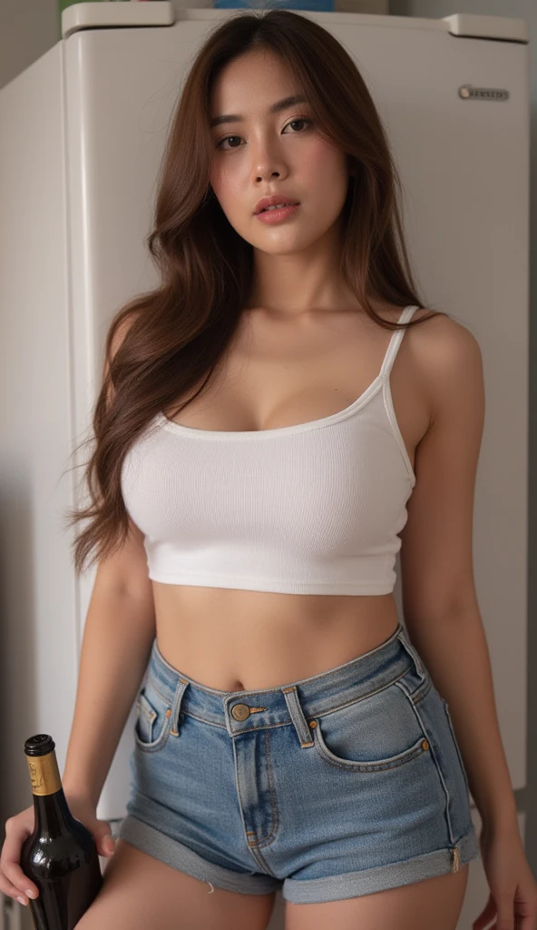 linda garota. beleza feminina. shy pose. formato de corpo sexy. top branco. mini saia jeans. in your daily life, atividades ao ar livre. cabelo louro comprido e liso.adolescente muito linda. pernas longas. Roupa transparente 