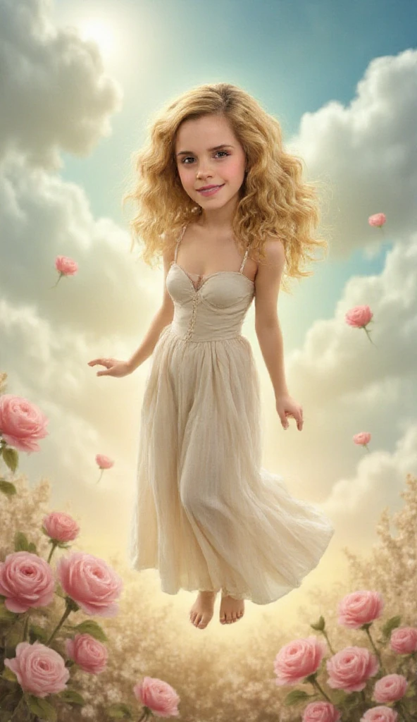The image depicts a girl in Renaissance style, looking directly into the camera. She is dressed in period clothes, with richly detailed fabrics and a serene expression on her face.
In the background, there is a stunning Renaissance garden, filled with lush greenery and colorful flowers. The scene is captured with an 8K Canon EOS R5 camera, resulting in high-resolution image quality and sharp detail.
The composition of the image evokes a cinematic atmosphere, with soft lighting and soft shadows. The girl is the focal point of the image, with the garden elements in the background, creating a sense of depth and realism.
The landscape is portrayed realistically, with attention to detail of plants, trees and other natural elements. The Renaissance setting adds a touch of elegance and sophistication to the image, transporting the viewer.
This image conveys the feeling of being in a period scene, transporting the viewer to a charming Renaissance garden, with the girl as the protagonist, bringing life and beauty to the scene. In the background of a Renaissance painting, a meticulously designed Renaissance garden stretches as far as the eye can see. Vibrant flower beds blend with neatly trimmed shrubs, while a central fountain gushes crystal clear water. In the background, a majestic palace with imposing pillars and ornate windows completes the scene.
In one cinematic scene, a Renaissance garden bathed in sunlight reveals itself. Rose bushes exude their scent into the air, while peacocks display their colorful feathers amid bubbling fountains. In the center of the garden, a maze of tall hedges creates a challenge for the characters, while classical music plays in the background.
While exploring a Renaissance garden in a cinematic scene, characters get lost in a forest of intricately cut topiaries, forming fascinating geometric shapes. Scrolls with written poetry hang from trees, he reveals