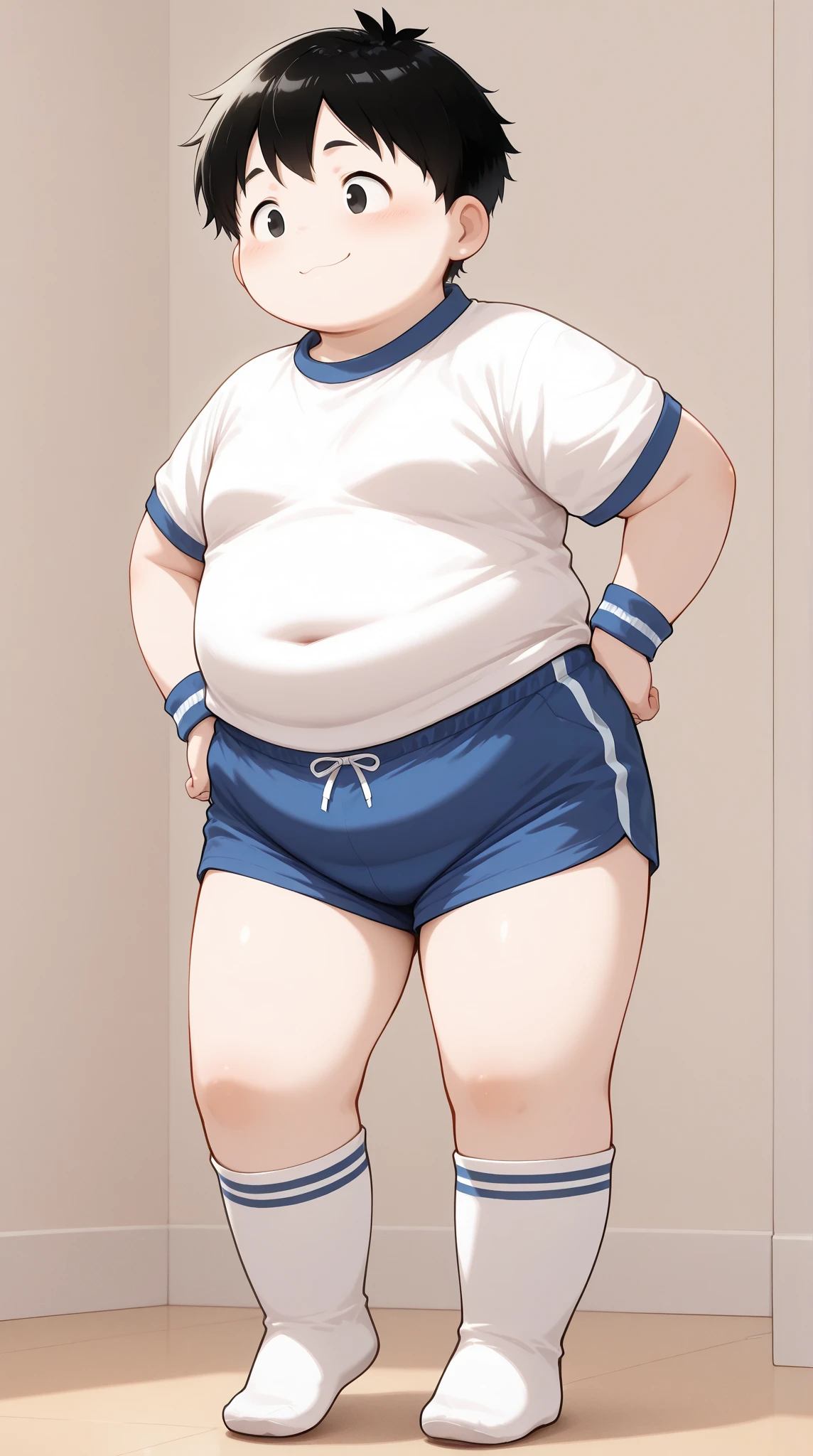 ((androgynous)), beautiful, (very short hair), (pudgy face), nipples, (へそ), ((boyish)), (cute), (chubby), belly, (sexy), (thick), (handsome), (cool), muscular