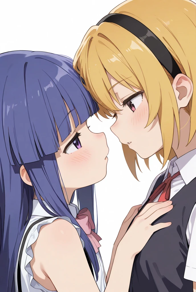 nsfw, <lora:concept-teamwork-v2:0.7>, 2girls, 1boy, teamwork, fellatio, deepthroat, cum,(2girls:1.4),masterpiece,high quality,
BREAK <lora:HoshinoAi_v9-000007:1>,1girl,Hoshino Ai,long hair,purple hair,streaked hair,purple eyes,(star-shaped pupils),hair ornament,
ADDCOL <lora:brj-hoshino-ruby-v1:1>,1girl,hoshino ruby,mismatched pupils,star-shaped pupils,blonde hair,long hair,