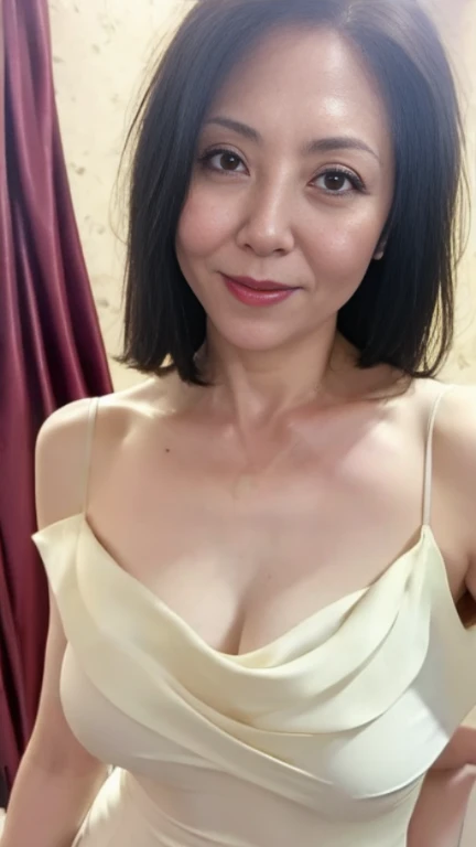 ((best quality, 8k, masterpiece :1.3)), Be focused :1.2, Beautiful woman,Have a perfect body :1.4, Lean abdominal muscles :1.2, ((Layered Hairstyle, Large Breasts :1.2)), (wet White Button-Down Shirt :1.1), (rain, street:1.2), wet :1.5, Highly detailed face and skin texture, Delicateeyes, Double eyelids