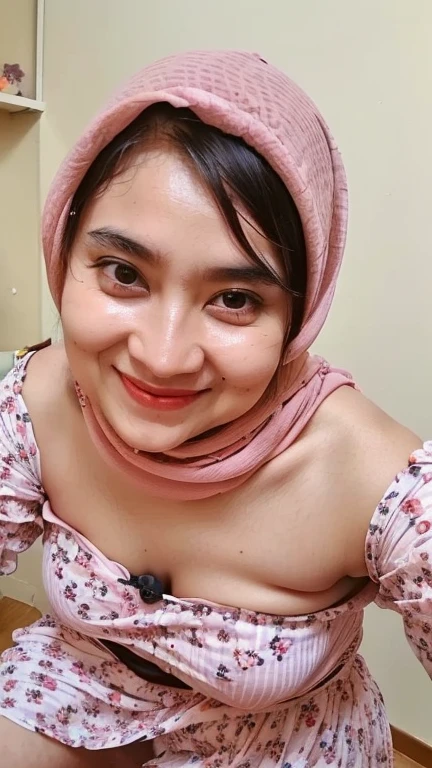 (Wearing Bra Lingerie), (((HIJAB MALAY GIRL))), masutepiece, High quality, UHD 32K, Realistic face, Realistic skin feeling , A Malay Lady, 48 years old, , Very cute and baby-like face, (((FLAT CHEST))), (MATRIX WORLD), ((look In front at the camera and SADNESS)), ((())), (((CUTE GIRL))), ((BROWN LIPS)), ((PINK)), (undress). WEAR BRA LINGERIE, green, red, yellow, lace, (haevy breasts),