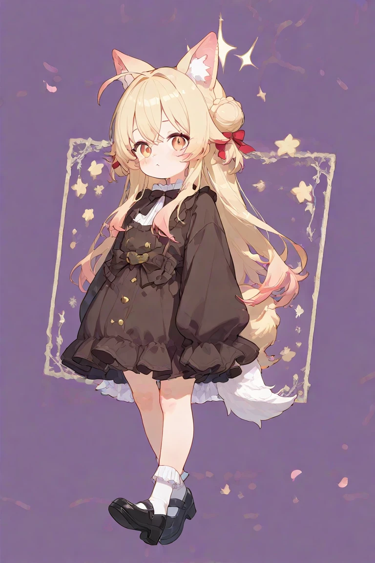 Angle from below,1girl in,Milky gold color fluffy long hair,Hair is waist-length,The girl looks at the full moon and remembers,I remember and smile a little,Looking Up,Delicate Makeup,tome'tome'tome'It's cold and my cheeks are red,Too eyebrows,No bangs,Very short skirt