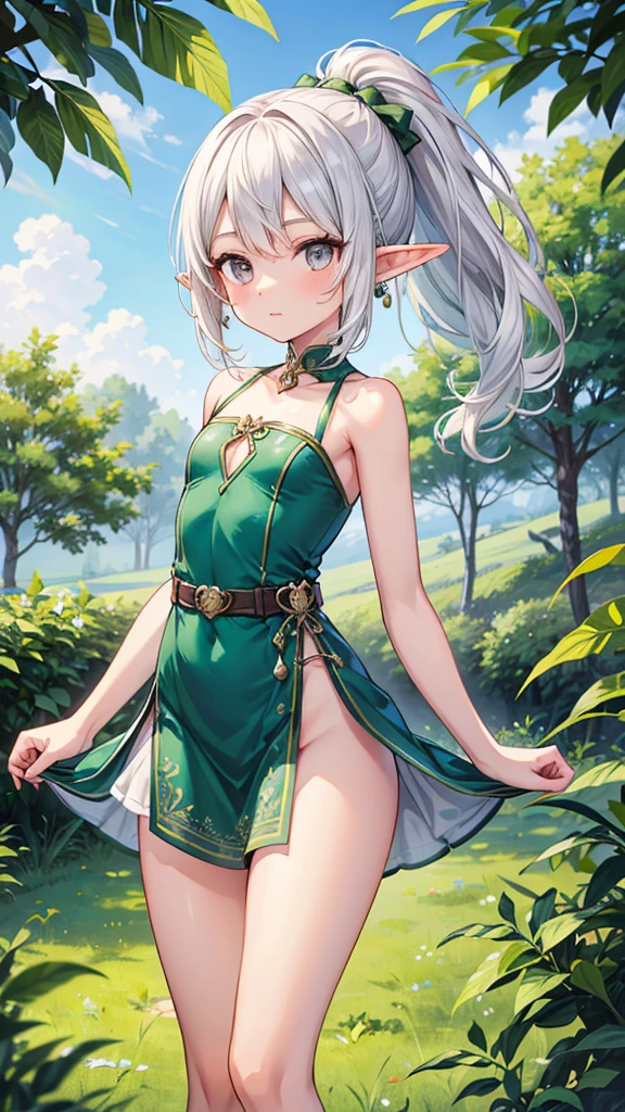 ((best quality)), ((masterpiece)), (detailed), 1girl, off-shoulder, little tribal,(((little ,small))),(round face),(little chest),(big forhead:1.2),(beautiful big eyes:1.3),extremely detailed cute anime face, (((flat chest))),((((long twin braids,tight braids,long braid,braided hair,long hime cut,colored inner hair)))),intricate eyes,beautiful detailed eyes,symmetrical eyes,((((lustrous skin:1.5,bright skin: 1.5,shiny skin,very shiny skin,shiny body,Reflective skin)))),(((detailed face))),beautiful detailed lips,(nsfw)), ((loincloth upskirt)),(loin cloth clothes,style),(clothing made of leaves and flowers),((wet clothes,)), dynamic pose,looking at viewer, (((embarrassed))),(horrified expression),highres,(best quality),(ultra detailed,extremely detailed),perfect face details, ((masterpiece:1.4, best quality))+, (ultra detailed)+, long twintails, (white thighhighs), cute girl,blue clothes, (flat chest:1.3), 1 fairy girl, off-shoulder, a fairy, fairy girl, winged pixie girl, girl fairy, various different types of insect wings, small breasts (flat chest:1.3), NSFW,tentacle-like vines, Covered with tentacles, encoiled by tentacles, Tentacles around the body, many tentacles, captured by tentacles, bound by tentacles, trapped by tentacles, Fine details,Tentacled,Tied with tentacles, roaming tentacles, drooling,Crying,horrified expression, panic, fight for survival, helplessness, Detailed body,Full limbs,NSFW, being pulled into a flower, wild environment, jungle, terrifying floral environment, horrific nature, predatory flora, fairy catcher, fairy trapper, fairy catcher plant, tentacle-like vines, fairy trapper-plant, fairy catcher flower, tentacle-like vines, fairy trapper-flower inspired by carnivorous plants; a plant occupying the equivelant evolutionary niche as a spider would
