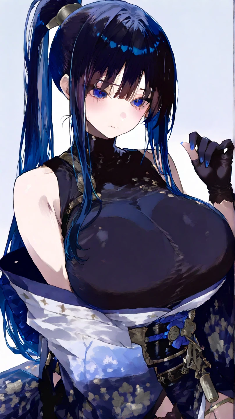 high quality, masterpiece, super detailed, 1 girl,  extremely detailed faces, 圣诞Black乳胶套装，Black手套，Black，BDSM,handcuffs，collar，Calm expression,White cloth gag，handcuffs，collar，Black长发, charming pink eyes, fox ears, Ridiculously big, skin shiny, Sitting in a sea of flowers，A sea of gorgeous flowers，grassland，seaside