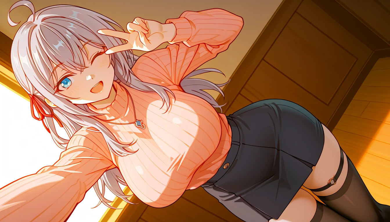 nsfw,masterpiece,ultra detailed,8k,adult curvy body,(tanned skin:1.1),(japanese gyaru),(tareme),seductive cute face,silver panties,sitting and knees up on floor,curvy thighs,painted toe-nails,makeup,at private room,undressed clothes on floor,clothes shelf,tv on desk,naughty smile
