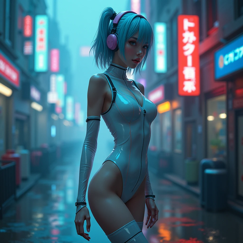 ((((Obra maestra))), ((La mejor calidra detallado)), (cg illustration), ((un extremadamente delicado y hermoso)),(desde un lado),cinematiclight, ((3 mechanical girl)), pechos desnudos, soltero, cuerpo completo, (maquinas del futuro), ( (engranes y tubos)), (mechanical spine connected to the back), ((Mechanical cervical vertebrae attached to the neck)), poses dinamicas, risa forzada, (Alambres y cables alrededor del cuello: 1.2), (Alambres y cables en la cabeza: 1.2) (Enfoque del personaje), Science-Fiction, extremadamente delgado, coloreado, the finest white hair, ojos rojos, en batalla, (nudoso), (matanza), (1 inmortal)
Lindo,guarra,seductor,erotic,(((NSFW))),

(Traje de chica magenta desabrochado),((Ropa magenta)),(((Enorme escote))),Recorte de escote,((ropa mojada,Traje detallado,Ropa detallada)),

Enfoque en solitario,avergonzado,(centrado,Escala para ajustarse a las dimensiones,Regla de los tercios),

Cyberpunk city by the ocean at night, with bright neon signs and dark storm clouds and puddles,

High resolution, foco nítido, (Ultra detallado, extremadamente detallado), (Ilustraciones fotorrealistas:1.37), Fondo de pantalla de 8k,((Tema de fondo synthwave)),((vibrant colores)),(intrincado),Obra maestra,(La mejor calidad), desdibujar,colores,(intrincado),alto contraste,Selective lighting,Doubleexposure,HDR (High Dymanic Range),Post-procesamiento,Background desdibujar,