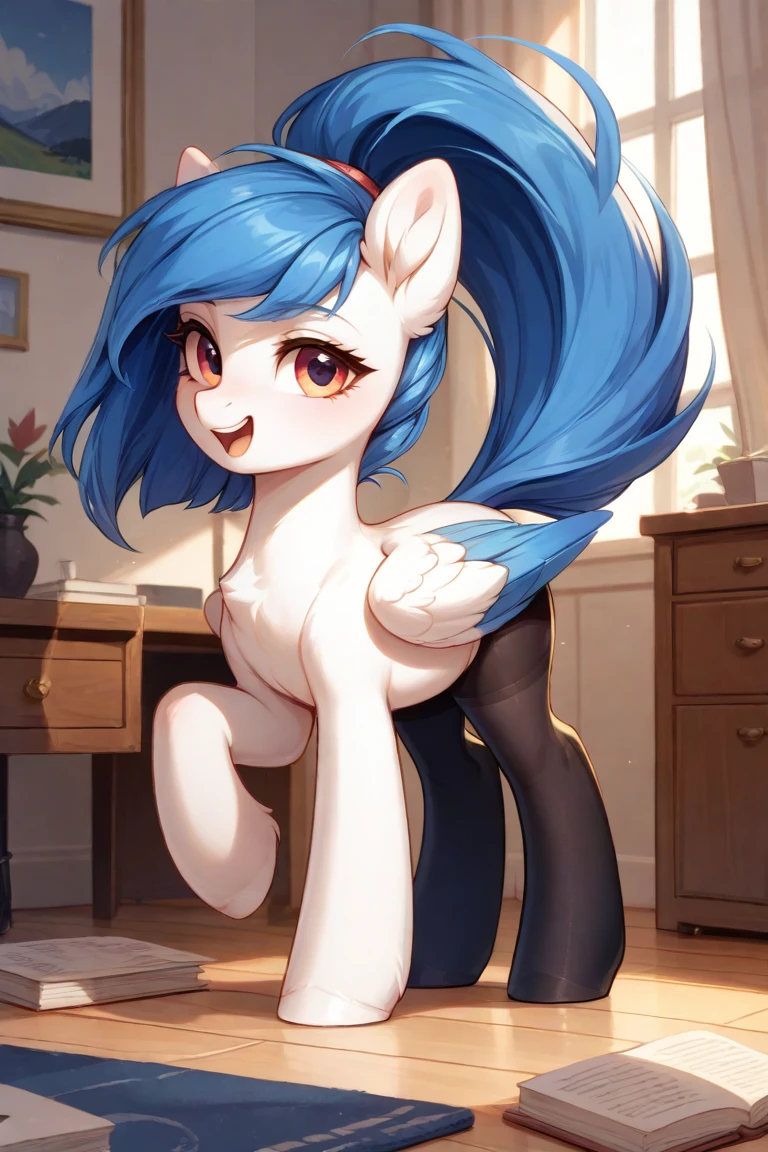 ((Shining armor)), pony, feral, my little pony, smile, beautiful eyes, standing on four hooves, beautiful, thong, big butt, (girly pose), micro skirt, tongue out, pussy, cameltoe, ((two ponies:1.3)), (((licking pussy:1.3))), cunnilingus