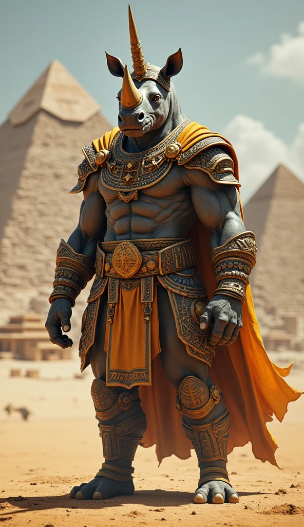 Colossus Anubis  in egipt , piramids,high quality, detailed background, 8k,35mm ,detailed face,  detailedeyes,