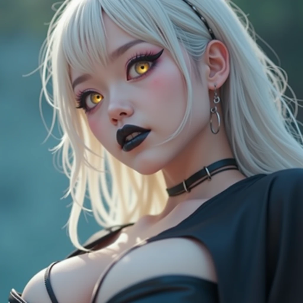 High resolution, One girl, Large Breasts, Ahegao, saliva, Shortcuts, Blonde, Overlooking, Headpiece, Anime Style, masterpiece,
