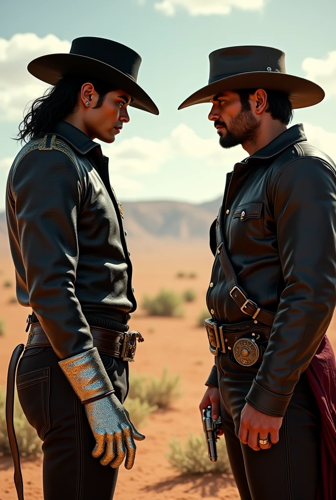 Wild west gay outlaws kissing 