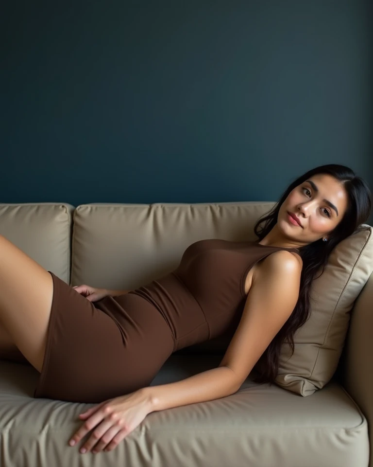on the couch