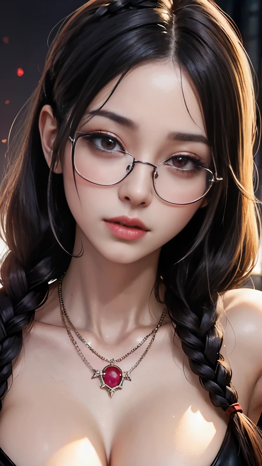 Are you okayですか、(best illustrations)、8k UHD resolution、intricate details、highest quality、realistic、Super detailed、best lighting、best shadow、soft lighting、ultra hd、Super realistic、Tyndall effect、Photoreal、(high detail skin:1.2)、 (intricate details, compensate, face to face with the children_v1:0.5), (Beautiful and delicate facial details, Are you okay, beautiful and delicate eyes, perfectly proportioned face, high resolution skin, fine skin, Optimal ratio of 4 fingers and 1 thumb, arm under chest, お腹の下にredく光るタトゥー、Wow wow, wide hips, smooth abdomen, thin and thin skin, __fashion__, __hair__:1.25)、Digital single-lens reflex camera、 不条理なrealistic作品: 1.3), (maximum resolution: 1.2), (Ultra HDTV: 1.2), cinematic light, fine eyes and skin, detailed facial features, , (sharp focus: 1.2), (focus on the face:1.2),perfect style, beautiful face, acura, anatomically correct, Highly detailed face and skin texture, fine eyes, double eyelid, thin eyebrows, glitter eyeliner: 1 natural cheeks, Glossy skin, Fair skin: 1.2, (glossy lips: 1.4),(embarrassed look: 1.2),Highly detailed face and skin texture, fine eyes, double eyelid, natural cheeks, glossy lips: 1.4,exposed cleavage、Bewitching。redちゃんの顔、attractive、chest strengthening、(((( round glasses)))),The long-haired、Braid hair、Ponytail distortion、, Ponytail with a bow tied at the back of the hair, huge solemn expression、body up、big breasts emphasis, super tight chest, Breast augmentation surgery, Breasts are very big and round,tight waist、 Meeting beautiful girls, look at the girl'body of, in the dark、bat wings,(((devil'horn)))、(devil'tail of)、(detailed spooky background:0.8)、devil girl,Long grey hair,emits eerie demonic flames,Lu Guoguang,green色のフラッシュ粒子,waist guard, hand guard, veil, ancient chinese style, night, dramatic composition, Super detailed war goddess, (dynamic posture: 1.3), (Are you okayですか detail), dazzling light, strong light area, (A magical spell swirled around her.:1.3), Long white hair waving in the wind in every detail, (intense expression:1.1), (That light is、、Highlighting her dominance and rebirth behind the scenes:1.4), (wisdom and rebirth:1.2), (Strong attitude:1.2), (overwhelming mysterious power:1.2), (sparkling sweat:1.1), (The contrast between silver and gold:1.3), red Eyes, vampire tooth fangs, Boolean surface, blood from the mouth, grin and laugh,bat wings, scared smile, Psychopath Smile, Psychopath Smile, scared, verbal assistance, angry eyes, vampire, Dark sky background, red + green + green, 輝くredい月、, sexy light yellow nightgown, for a long time, The legend of the holy goddess, dark and mysterious version,redと金の火花が眩しい, royal coat of arms, golden scepter, Golden rays,Energy ball between solder gears、energy balls flying around、spark of light、explosion、