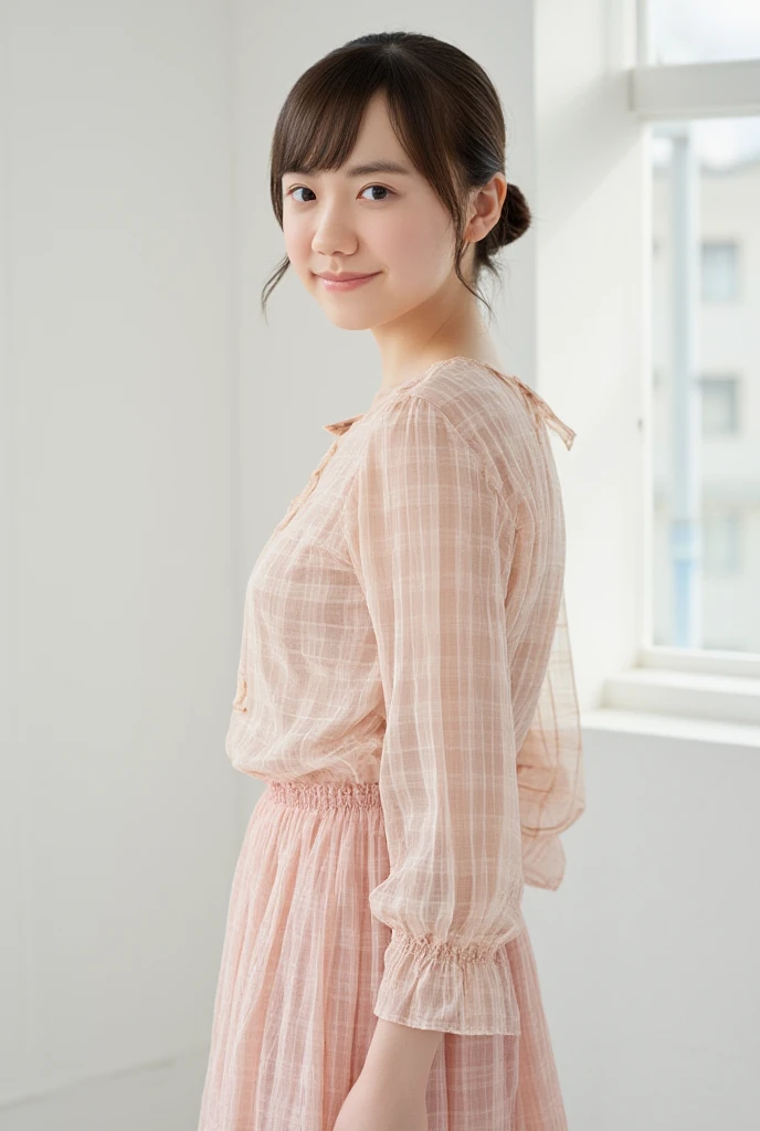 (8k、RAW Photos、highest quality、masterpiece:1.2)、Light brown long sleeve dress、Hair straightening、Long Hair、Straight hair、美しくShine髪、High-quality RAW color photos、Professional photos、(Realistic、photo Realistic:1.37)、Photographed in natural light、1 girl、Laughter、White wall、In front of a white door、Mr.々A pose、break (Ombre:1.3) 、Spring Clothes、Simple Necklace、(Beautiful profile:1.3)、Don'Don't look at the camera、profile、((Hair color is dark brown))(16k, RAW Photos, highest quality, High resolution, ), (I can see a little bit of nipple swelling through my clothes.)High-definition RAW color photos, Professional photos, (Layered silhouette: 1.2), Complex patterns, , (Realisticな, photoRealisticな: 1.3), ( Japanese Girls), , Big breasts Very firm breasts、Non-sagging breasts、Showing cleavage。Too much exposure、(NSFW)Shine, (Detailed face: 1.2), (masterpiece: 1.5),Fine-grained beautiful skin, (cute:1.2), (sexy) (highest quality :1.2),((A girl, 1 girl : 1.3), solo, solo focus))、(One head according to human anatomy、Two Arms、Two Legs、Five Fingers)
「No deformed or unnatural body parts,A completely normal human body type」「A depiction of a woman that is faithful to human anatomy」、(A representation of a healthy, balanced and vibrant woman)Her breasts are completely exposed from her clothes or swimsuit, and her entire upper body is completely visible.。Her beautiful light pink nipples are visible