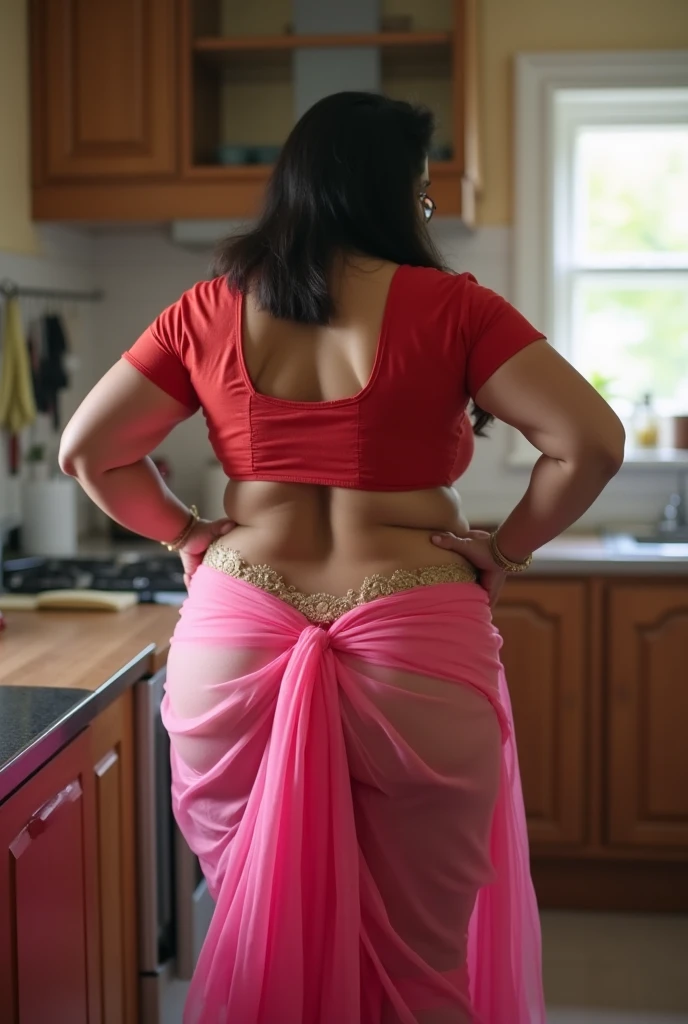 Hot indian mom , wide buttocks, curve breasts, real photo look, wearing saree