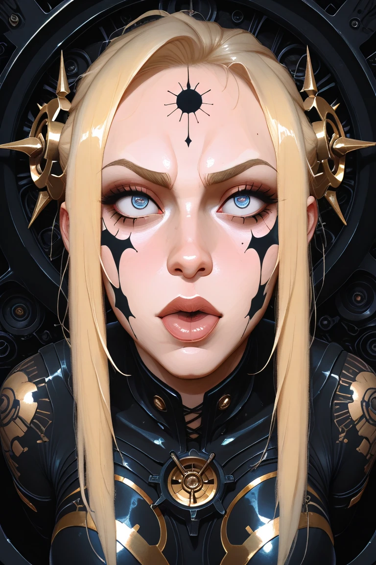 dystopianx style, blonde woman