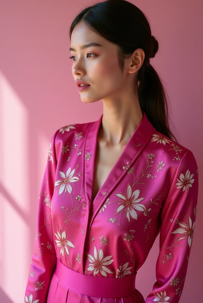 (close-up:1.2) color photography of (Kyrgyz woman:1.3), 30 years old, (large breast:1.2), (looking at viewer:1.2), (solo:1.3), standing, front to viewer, wearing open blouse, in bathroom, day, flat lighting, (soft saturation:1.2), analog style,<lora:add_sharpness:0.3>, <lora:photoblend:0.4>, <lora:epiNoiseoffset_v2Pynoise:0.4>,
