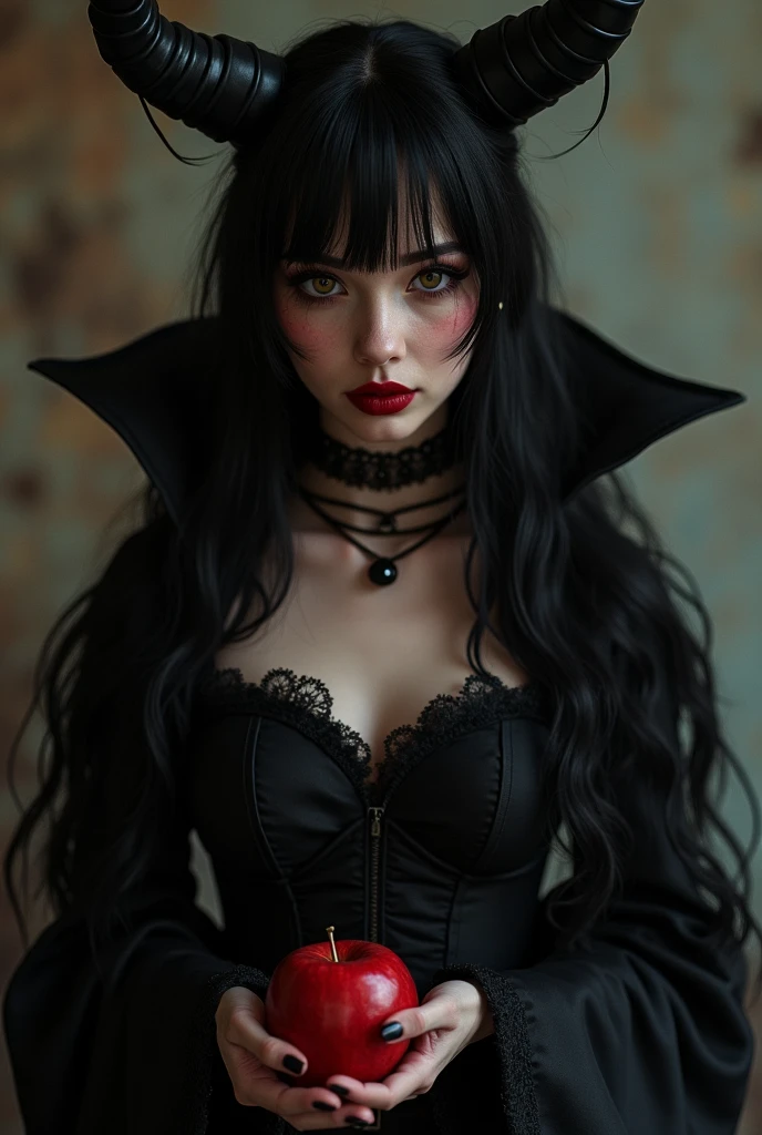 Crie uma imagem super realista de uma garota vampira seminua, de idade aproximadamente 30 anos, from clan tremere based on the masked vampire RPG. She&#39;s in a room at night, with modern furniture, your hair is red and loose, adding a subtle touch of color to the surrounding darkness. Has a concentrated expression, the atmosphere is suspenseful, with dim light from lamps in another room, she is half naked, and you can see the whole body.