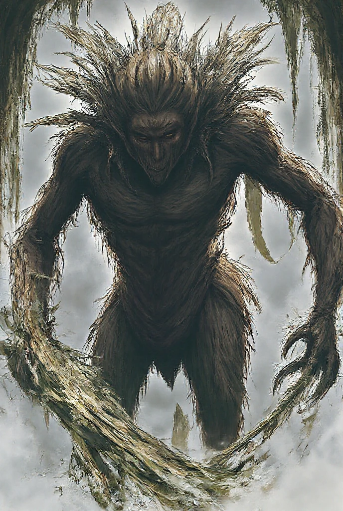 A dead tree monster,Without background