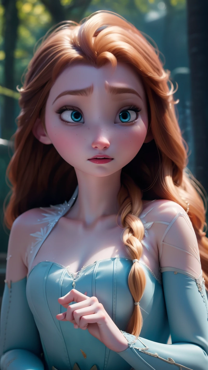 Young Elsa is very hot. busty. cutout. production