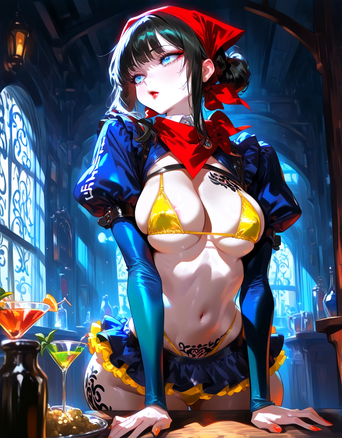 ((40k)),((Ultra Realistic))((Photo Realistic)),((HDR)),((Intricately Detailed Portrait)), ((High Quality)) ((Unreal Engine 5))((Natural Lighting))(( ))
((Indian Woman)). . Slender hourglass Body. Massive Boobs and Breast. Deep cleavage. Orgasmic Face. Sharp Jawline. Enchanting Eyes. Supple Lips . Makeup. Perfectly Toned Body, Brunette. Sophisticated Hairstyles. Wet Body. Gracious Looks . Cute Smile.
Silk Slit Colorful Prints Bandage Halter Neck Swimsuit. . Geometric pattern . Variety of Designs. Victoria's Secret
Nonchalantly Posing. Modelling. Super Model. Sensual. Orgasmic. Dynamic Views. Dynamic Angles. Dynamic poses. Glaring at Camera. Accentuated Curves. Arched Pose. Sophisticated Hairstyles. Bokeh.
Zoomed in. Close Up View. . Orgasmic Face. Pleasurable Face. Ultra Wide Angle Lens
Wine. Champagne. Tequila. Whiskey
Night Mykonos. Moonlit background
Juicy melons. Fruits
Sports Illustrated
Bent down. On knees