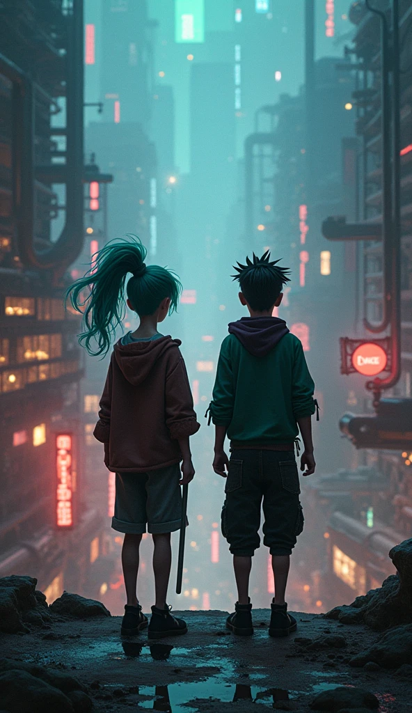 Cyberpunk children's world