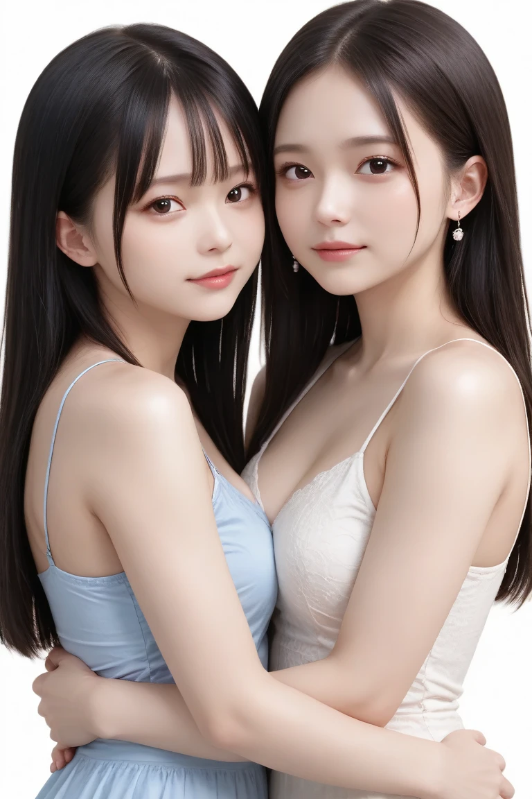 masterpiece、Highest quality、Ultra-high resolution、Highly detailed portrait、(Like the picture:1.4)、(((One Girl)))((One Girl、White skin、On my knees、from the front、A gaze that looks at the viewer、Face close-up、15-year-old student、Spotless、cute little、Beautiful black hair、Shiny black hair、Beaver_cut、short hair、Big Breasts、Huge boobs))(((Light blue racy leotard)))(attractive、Soaking wet)(Portraits of famous actresses of Japan)、(Laughter、happiness、joy、Hilarious、Close your mouth)、(Hold your chest between your arms、Bring your chest closer)、Sloppy、Eye for detail、((A truly pure white background、No background))、((Sweating excessively))、((Wet))、((Bans、Bans、Beautiful face、Gaze looking at the camera、Eyelashes、Big eyes、Clear double eyelids、Glowing Skin、Beautiful skin quality、Beautiful collarbone、Lip gloss))